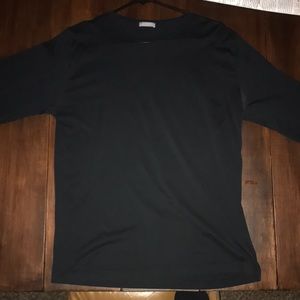 Sunspel Classic Long Sleeve T-shirt Black